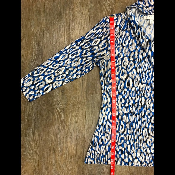 Leopard print wrap top - Picture 4 of 7